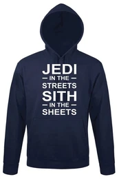 Kapuzenpullover Jedi in The Streets Herren Hoodie Pullover mit lustigem Sci-Fi Spruch