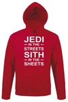 Youth Designz Kapuzenpullover Jedi Hoodie mit Sci-Fi Spruch Dunkelrot/Rot/Schwarz