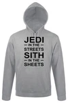Youth Designz Kapuzenpullover Jedi Hoodie mit Sci-Fi Spruch Schwarz/Hellgrau
