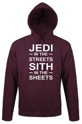 Youth Designz Kapuzenpullover Jedi Hoodie mit Sci-Fi Spruch Schwarz/Lila/Rosa/Rot