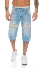 Jeansshorts Herren Shorts Denim Blau LL-389