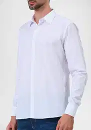 Langarmhemd Herren Hemd Langarm (1-tlg) Slim Fit