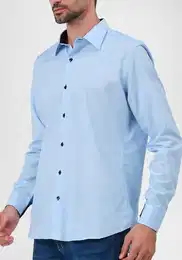 Langarmhemd Herren Hemd Langarm (1-tlg) Slim Fit