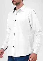 Langarmhemd Herren Hemd Langarm (1-tlg) Slim Fit