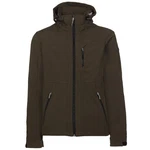 Killtec Funktionsjacke Softshelljacke mit Kapuze Dunkelgrün/Khaki