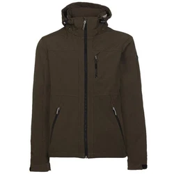 Killtec Funktionsjacke Softshelljacke mit Kapuze Dunkelgrün/Khaki