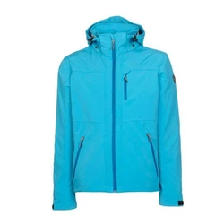 Killtec Funktionsjacke Softshelljacke mit Kapuze Türkis/Hellblau/Blau