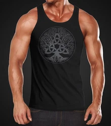 Neverless Tanktop Yggdrasil Weltenbaum nordische Mythologie Asgard Schwarz