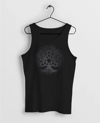 Neverless Tanktop Yggdrasil Weltenbaum nordische Mythologie Asgard Schwarz