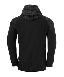 uhlsport Sweatjacke Goal 25 Evo Woven Kapuzenjacke Dunkelrot/Schwarz/Gelb/Hellblau/Weiß