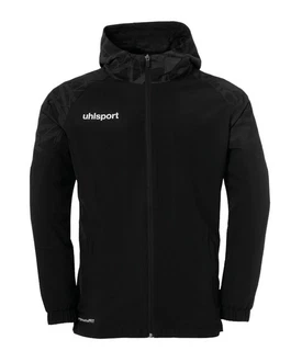 uhlsport Sweatjacke Goal 25 Evo Woven Kapuzenjacke Dunkelrot/Schwarz/Gelb/Hellblau/Weiß