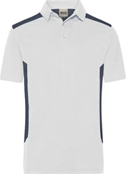 James & Nicholson Poloshirt Herren Workwear Polo Dunkelblau/Grau/Blau/Hellgrau