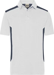 James & Nicholson Poloshirt Herren Workwear Polo Dunkelblau/Grau/Blau/Hellgrau