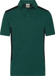 James & Nicholson Poloshirt Herren Workwear Polo Dunkelgrün/Grün