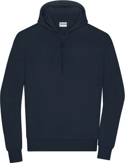 James & Nicholson Hoodie Lounge Kapuzen Sweater Dunkelblau/Blau