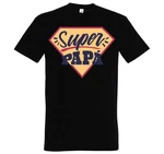 Youth Designz T-Shirt Super Papa Herren Shirt Schwarz/Rosa/Braun/Dunkelblau/Grün/Grau/Hellblau/Gelb