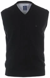 Redmond Strickpullover Pullunder Schwarz/Dunkelblau/Dunkelgrau/Blau