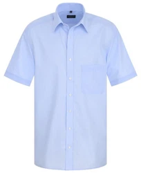 Eterna Kurzarmhemd Comfort Fit hellblau (1100-10-K198)