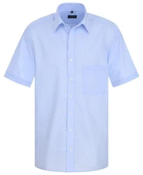 Eterna Kurzarmhemd Comfort Fit hellblau (1100-10-K198)