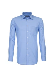 Seidensticker Hemd Kent Modern Hellblau/Dunkelblau/Blau