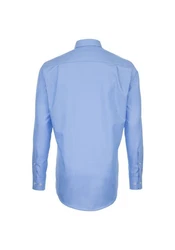 Seidensticker Hemd Kent Modern Hellblau/Dunkelblau/Blau