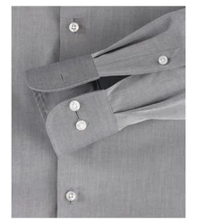 CASAMODA Langarmhemd Comfort Fit Grau/Dunkelgrau/Hellgrau