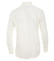CASAMODA Langarmhemd Comfort Fit NOS Weiß/Creme/Khaki/Beige