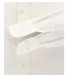 CASAMODA Langarmhemd Comfort Fit NOS Weiß/Creme/Khaki/Beige