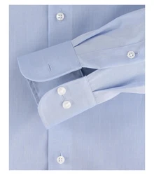 CASAMODA Langarmhemd Comfort Fit Dunkelblau/Hellblau/Blau