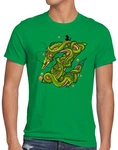 style3 T-Shirt Drache Shenlong Super Dragonball Z GT Songoku DBZ Daima Grün/Neonfarben