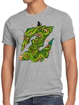 style3 T-Shirt Drache Shenlong Super Dragonball Z GT Songoku DBZ Daima Hellgrau/Grün