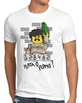 style3 T-Shirt Pablo Escobar Plata o Plomo Weiß/Grau