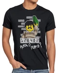 style3 T-Shirt Pablo Escobar Plata o Plomo Hellblau/Braun/Beige/Schwarz
