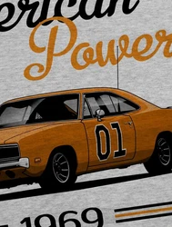 American Power T-Shirt Style3 (charger) Silber/Grau/Braun/Rot/Blau/Hellgrau/Lila