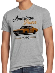 American Power T-Shirt Style3 (charger) Silber/Grau/Braun/Rot/Blau/Hellgrau/Lila