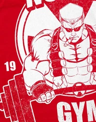 style3 T-Shirt Nuke Gym Ego Shooter DOS DOOM Baby Dunkelrot/Rosa/Rot