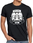 style3 T-Shirt Nuke Gym Ego Shooter DOS DOOM Baby Rosa/Dunkelblau/Braun/Schwarz/Dunkelgrau/Dunkelgrün/Beige
