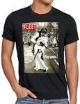 style3 T-Shirt We Won Han Leia Vintage Kiss Rebellen Star Krieg Wars Der Sterne Schwarz