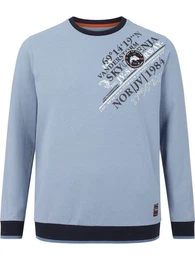 Sweatshirt IJAN mit Rippstrickbndchen