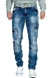 Regular-fit-Jeans Cargo Hose BA-CD478 (1-tlg) Leichter destroyed-Effekt