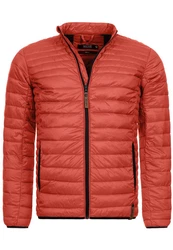 Indicode Herren Islington Steppjacke mit Stehkragen Rot