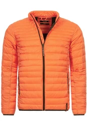 Indicode Herren Islington Steppjacke mit Stehkragen Orange