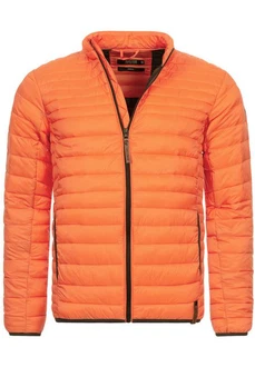 Indicode Herren Islington Steppjacke mit Stehkragen Orange