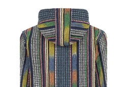 Kunst und Magie Kurzjacke Kapuzenjacke Kapu Hoodie Mischfarben/Orange/Gelb/Grau/Schwarz
