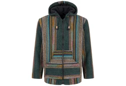 Kunst und Magie Kurzjacke Kapuzenjacke Kapu Hoodie Grün/Mischfarben/Gelb