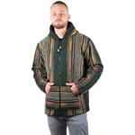 Kunst und Magie Kurzjacke Kapuzenjacke Kapu Hoodie Grün/Mischfarben/Gelb