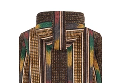 Kunst und Magie Kurzjacke Kapuzenjacke Kapu Hoodie Mischfarben/Gelb
