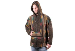 Kunst und Magie Kurzjacke Kapuzenjacke Kapu Hoodie Mischfarben/Gelb