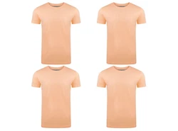 riverso T-Shirt RIVAaron O-Neck 4er Pack Orange/Rosa