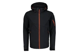 Icepeak Funktionsjacke Sofshelljacke Barling Schwarz/Orange/Grau/Dunkelblau